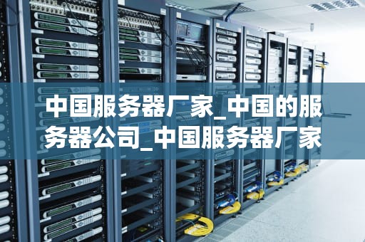 中国服务器厂家_中国的服务器公司_中国服务器厂家的崛起与发展