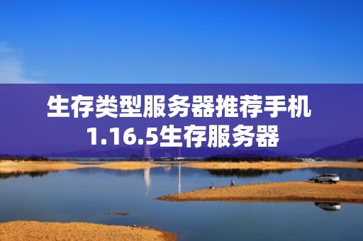 生存类型服务器推荐手机 1.16.5生存服务器