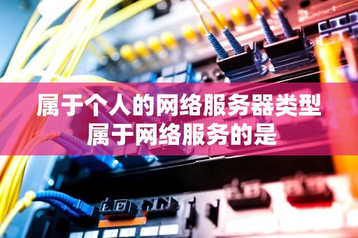 属于个人的网络服务器类型 属于网络服务的是