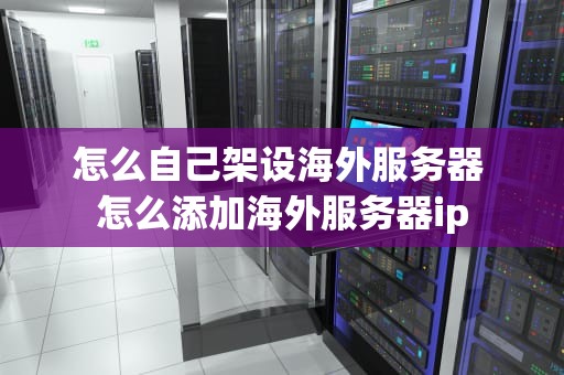 怎么自己架设海外服务器 怎么添加海外服务器ip