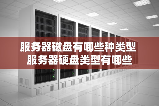 服务器磁盘有哪些种类型 服务器硬盘类型有哪些