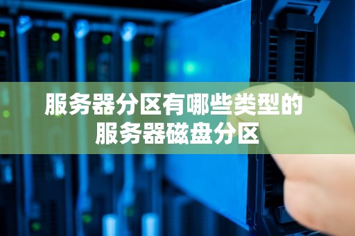 服务器分区有哪些类型的 服务器磁盘分区