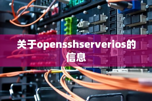 关于opensshserverios的信息