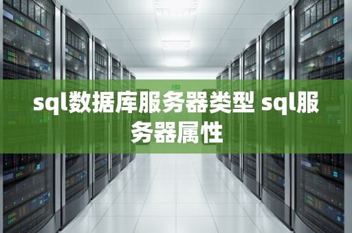 sql数据库服务器类型 sql服务器属性