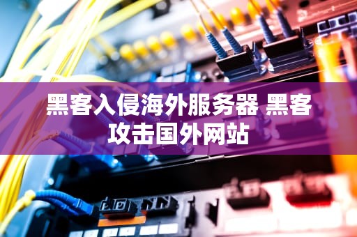黑客入侵海外服务器 黑客攻击国外网站