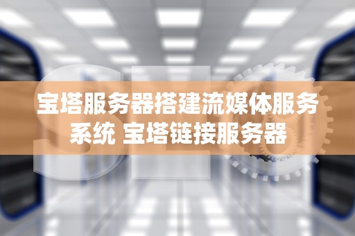 宝塔服务器搭建流媒体服务系统 宝塔链接服务器