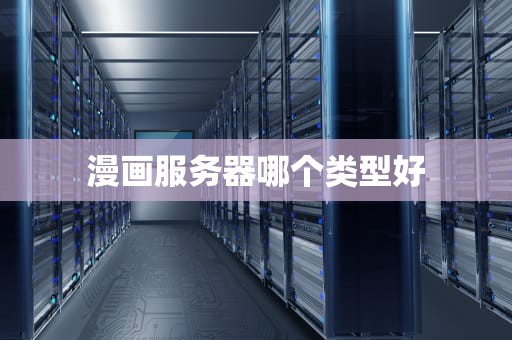 漫画服务器哪个类型好