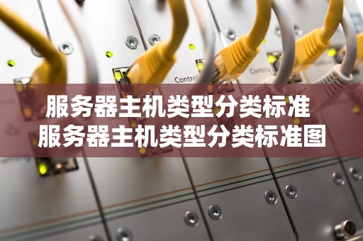 服务器主机类型分类标准 服务器主机类型分类标准图