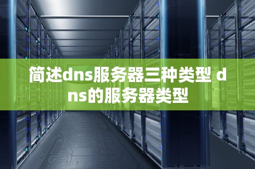 简述dns服务器三种类型 dns的服务器类型