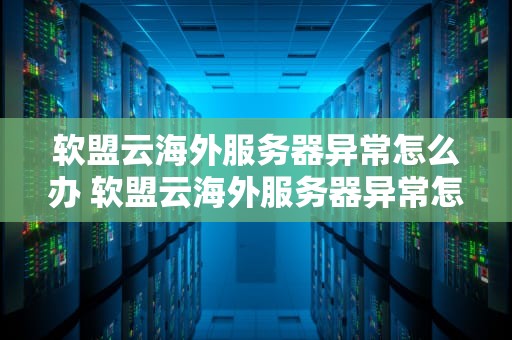 软盟云海外服务器异常怎么办 软盟云海外服务器异常怎么办啊