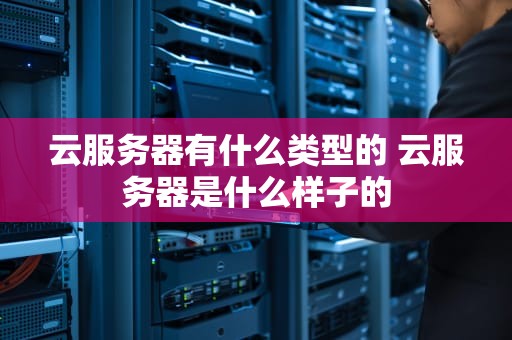 云服务器有什么类型的 云服务器是什么样子的