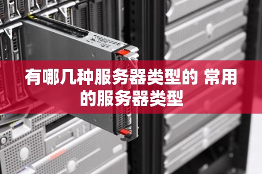 有哪几种服务器类型的 常用的服务器类型