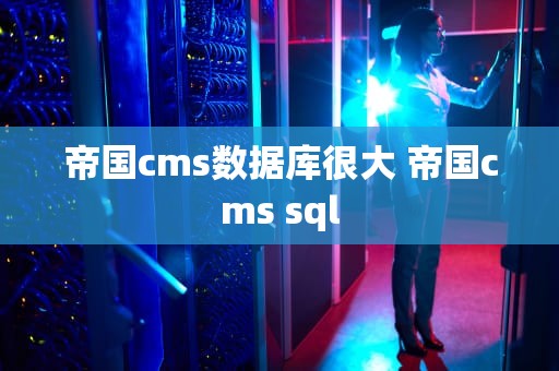 帝国cms数据库很大 帝国cms sql