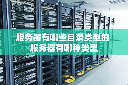 服务器有哪些目录类型的 服务器有哪种类型
