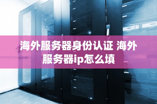 海外服务器身份认证 海外服务器ip怎么填