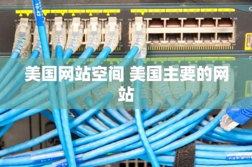 美国网站空间 美国主要的网站