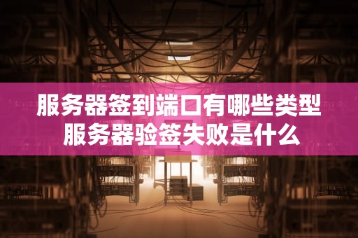 服务器签到端口有哪些类型 服务器验签失败是什么