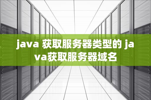 java 获取服务器类型的 java获取服务器域名