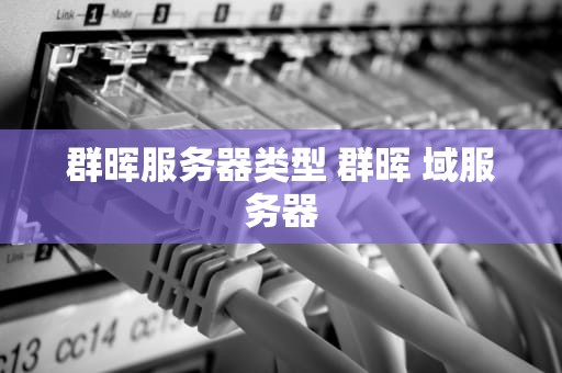 群晖服务器类型 群晖 域服务器