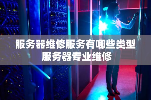 服务器维修服务有哪些类型 服务器专业维修