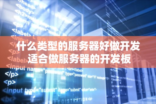 什么类型的服务器好做开发 适合做服务器的开发板