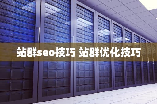 站群seo技巧 站群优化技巧