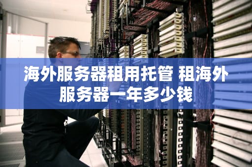 海外服务器租用托管 租海外服务器一年多少钱
