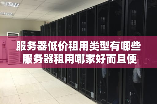 服务器低价租用类型有哪些 服务器租用哪家好而且便宜
