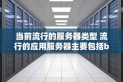 当前流行的服务器类型 流行的应用服务器主要包括bea公司的