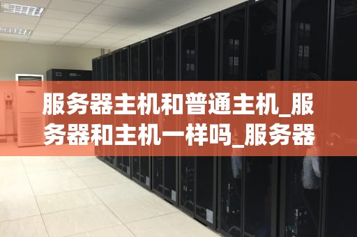 服务器主机和普通主机_服务器和主机一样吗_服务器主机与普通主机的比较分析