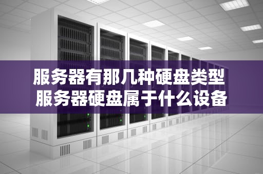 服务器有那几种硬盘类型 服务器硬盘属于什么设备