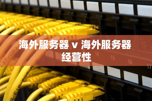 海外服务器 v 海外服务器 经营性