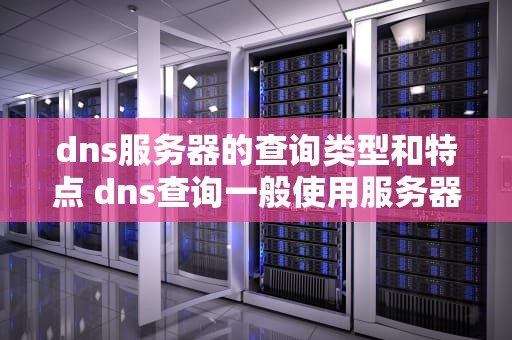 dns服务器的查询类型和特点 dns查询一般使用服务器端口是