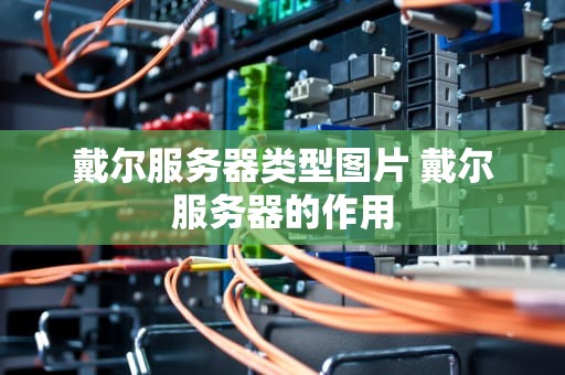 戴尔服务器类型图片 戴尔服务器的作用