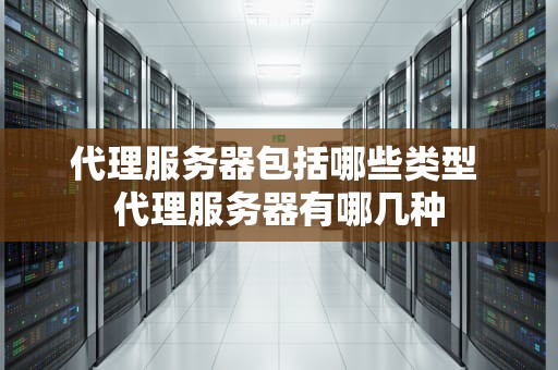 代理服务器包括哪些类型 代理服务器有哪几种