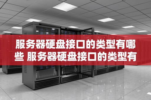 服务器硬盘接口的类型有哪些 服务器硬盘接口的类型有哪些图片