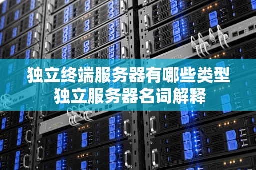 独立终端服务器有哪些类型 独立服务器名词解释
