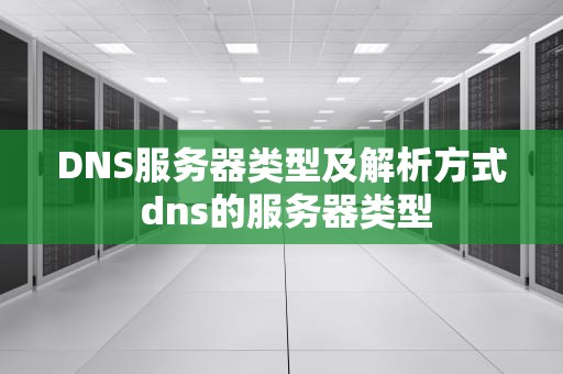 DNS服务器类型及解析方式 dns的服务器类型