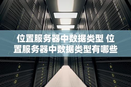 位置服务器中数据类型 位置服务器中数据类型有哪些