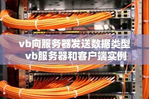 vb向服务器发送数据类型 vb服务器和客户端实例