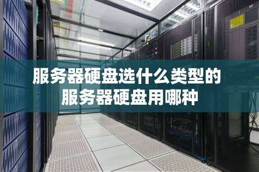 服务器硬盘选什么类型的 服务器硬盘用哪种