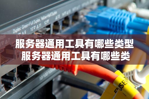 服务器通用工具有哪些类型 服务器通用工具有哪些类型的