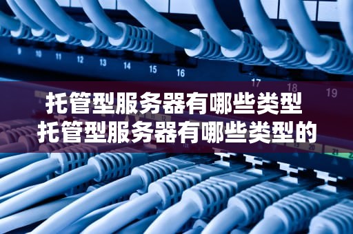 托管型服务器有哪些类型 托管型服务器有哪些类型的