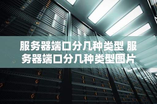 服务器端口分几种类型 服务器端口分几种类型图片