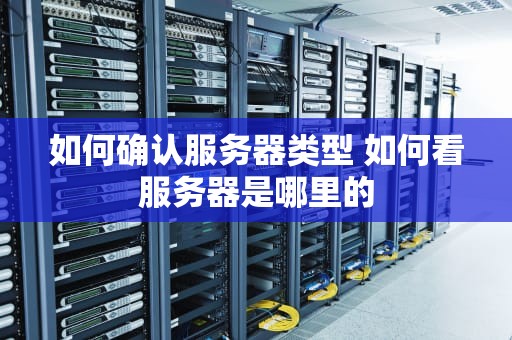 如何确认服务器类型 如何看服务器是哪里的