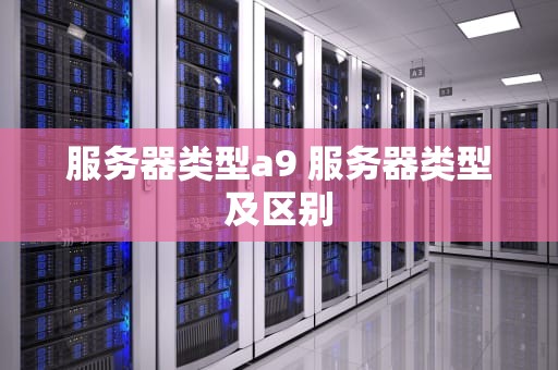 服务器类型a9 服务器类型及区别
