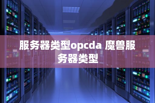 服务器类型opcda 魔兽服务器类型
