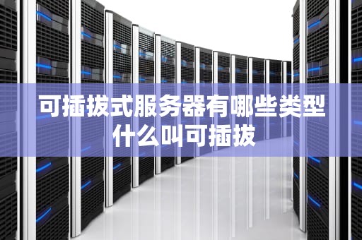 可插拔式服务器有哪些类型 什么叫可插拔