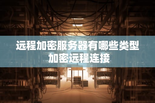 远程加密服务器有哪些类型 加密远程连接