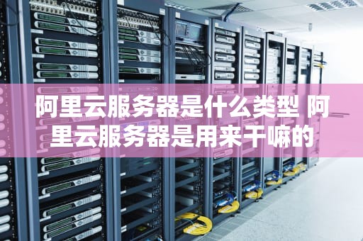 阿里云服务器是什么类型 阿里云服务器是用来干嘛的